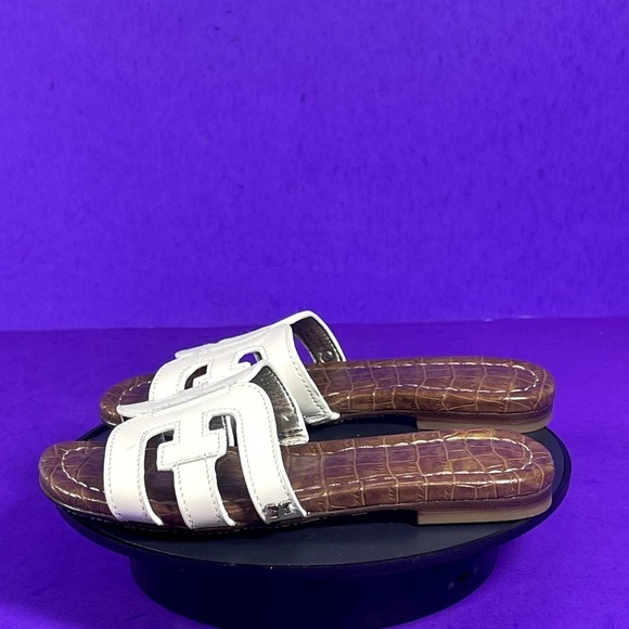 Sam‎ Edelman Girls White Bay Slide Sandals Shoe Size 11-NEW - Picture 3 of 7